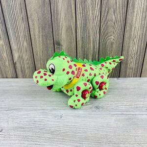 Vintage Tonka Neon Parachute Plush Dinosaur 1996 Hasbro Tested Working RARE
